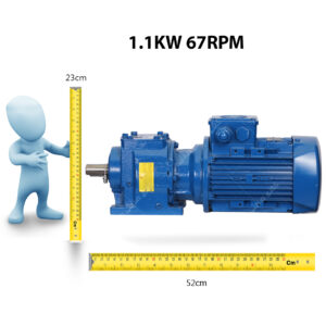 الکتروگیربکس 1.1KW 67RPM ترک برند PGR
