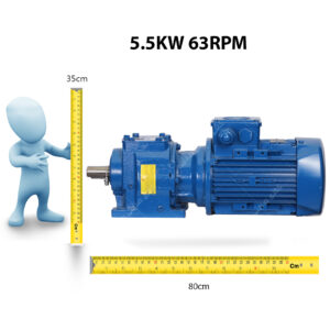 الکتروگیربکس 5.5KW 63RPM ترک برند PGR